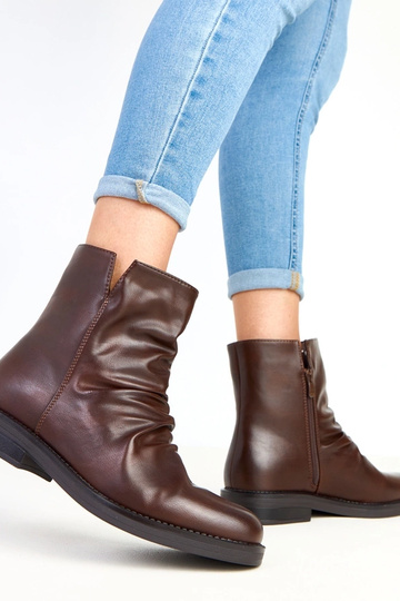 Bruine damesbotines met... 2