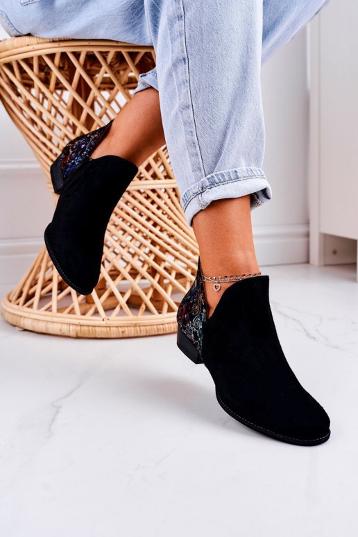 Dameslaarzen Het heeftciejka zInart met bloemen 04091-57