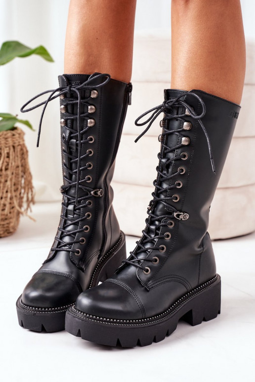 opInarmen laarzen parel schoenen Big Star II274115 zInart opInarmen laarzen parel schoenen Big Star II274115 zInart