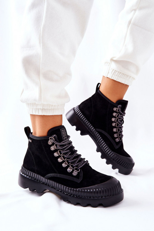 Leer schoenen Laarzen Big Star II274363 zInart