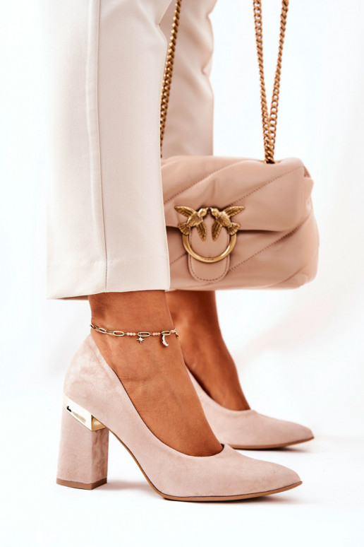 Suede schoenen LeInski 3117 beige