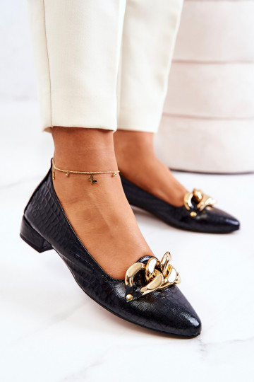 Leer met imitatie slangenleer Schoenen zInart Elissabeth