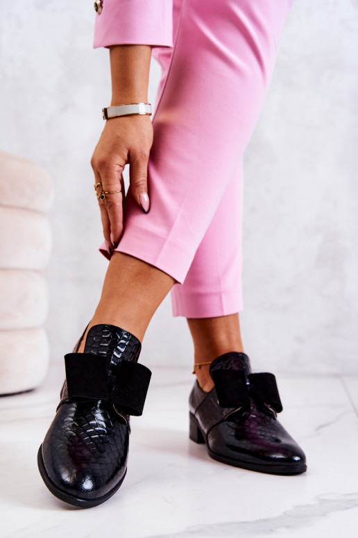 Leer met imitatie slangenleer schoenen zInart Het heeftrleigh Leer met imitatie slangenleer schoenen zInart Het heeftrleigh