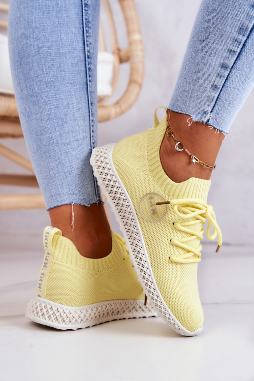 Dames Sportieve stijl schoenen GOE JJ2N4150 geel Dames Sportieve stijl schoenen GOE JJ2N4150 geel