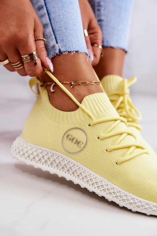 Dames Sportieve stijl schoenen GOE JJ2N4150 geel Dames Sportieve stijl schoenen GOE JJ2N4150 geel