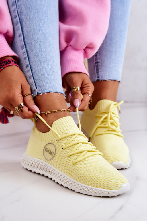 Dames Sportieve stijl schoenen GOE JJ2N4150 geel Dames Sportieve stijl schoenen GOE JJ2N4150 geel