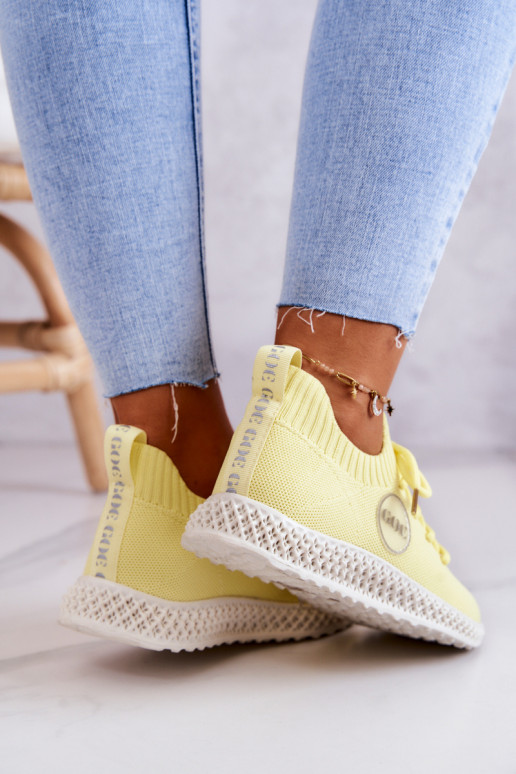 Dames Sportieve stijl schoenen GOE JJ2N4150 geel Dames Sportieve stijl schoenen GOE JJ2N4150 geel