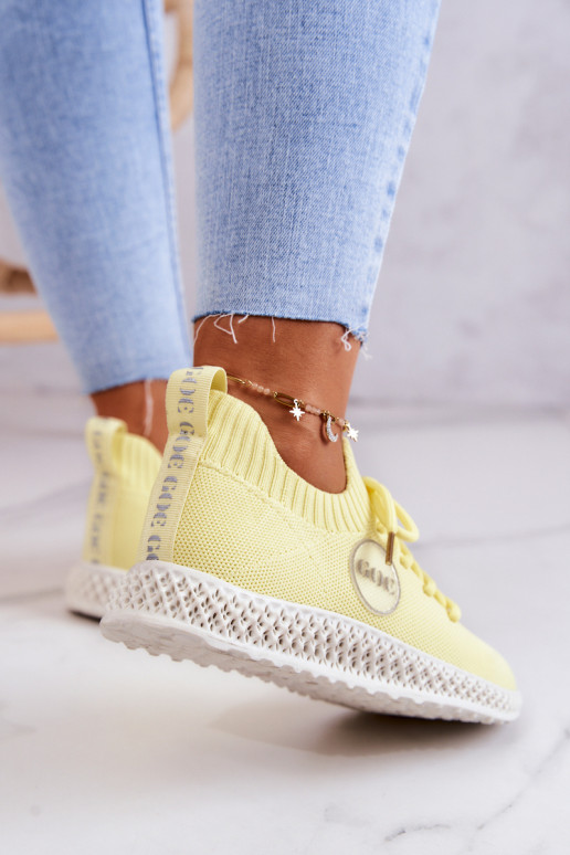 Dames Sportieve stijl schoenen GOE JJ2N4150 geel Dames Sportieve stijl schoenen GOE JJ2N4150 geel