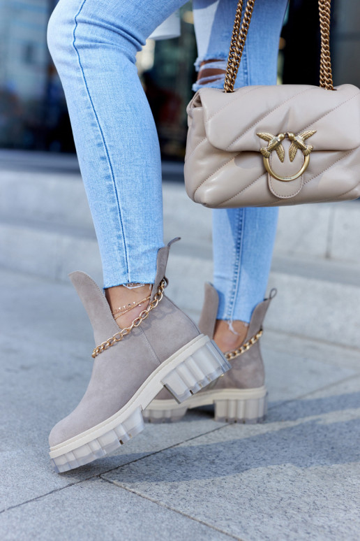 In de mode Suede schoenen Uitknippen beige Lemar Forget Me In de mode Suede schoenen Uitknippen beige Lemar Forget Me