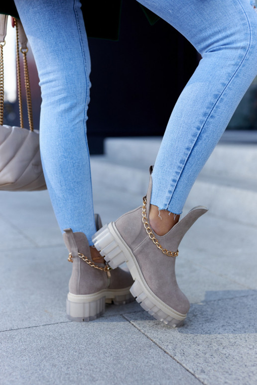 In de mode Suede schoenen Uitknippen beige Lemar Forget Me In de mode Suede schoenen Uitknippen beige Lemar Forget Me