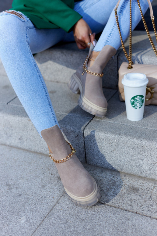 In de mode Suede schoenen Uitknippen beige Lemar Forget Me In de mode Suede schoenen Uitknippen beige Lemar Forget Me