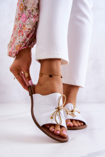 Zazoo Leer 2659 Damespantoffels Initte kleur 2