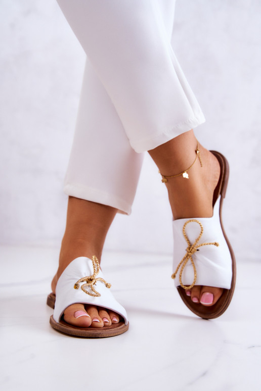 Zazoo Leer 2659 Damespantoffels Initte kleur Zazoo Leer 2659 Damespantoffels Initte kleur