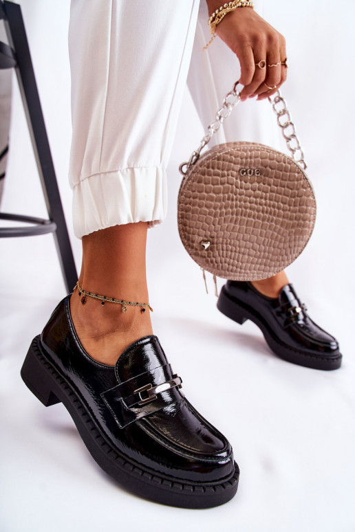 met lakeffect schoenen Met Zilveren Decoratie zInart Lemar Hestill met lakeffect schoenen Met Zilveren Decoratie zInart Lemar Hestill