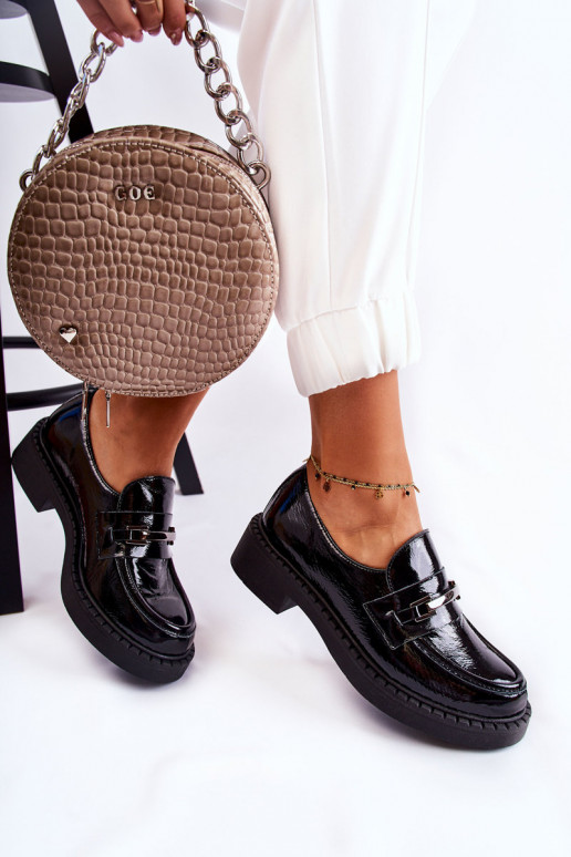 met lakeffect schoenen Met Zilveren Decoratie zInart Lemar Hestill met lakeffect schoenen Met Zilveren Decoratie zInart Lemar Hestill