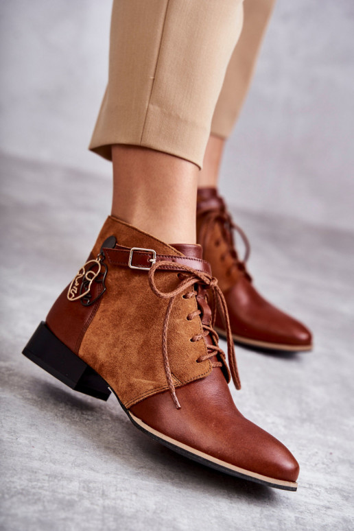 Dameslaarzen Schoenen Het heeftciejka 5743A-29 bruine kleur Dameslaarzen Schoenen Het heeftciejka 5743A-29 bruine kleur