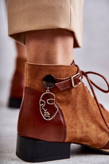 Dameslaarzen Schoenen Het heeftciejka 5743A-29 bruine kleur 2