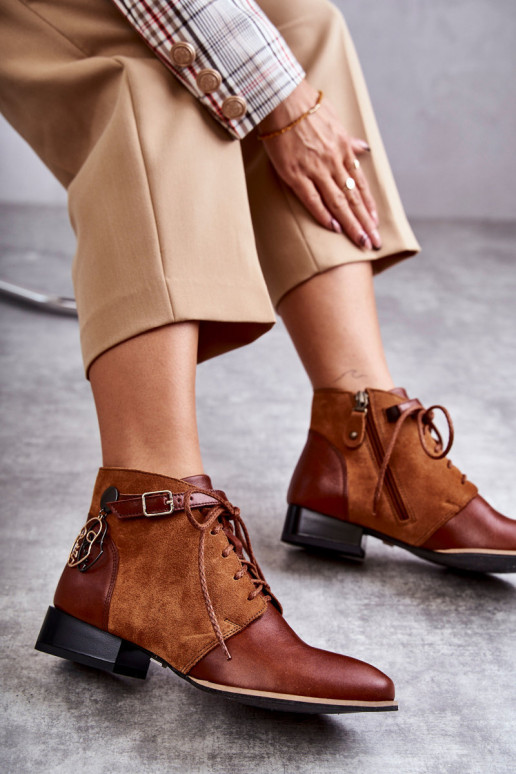Dameslaarzen Schoenen Het heeftciejka 5743A-29 bruine kleur Dameslaarzen Schoenen Het heeftciejka 5743A-29 bruine kleur