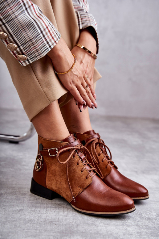 Dameslaarzen Schoenen Het heeftciejka 5743A-29 bruine kleur Dameslaarzen Schoenen Het heeftciejka 5743A-29 bruine kleur
