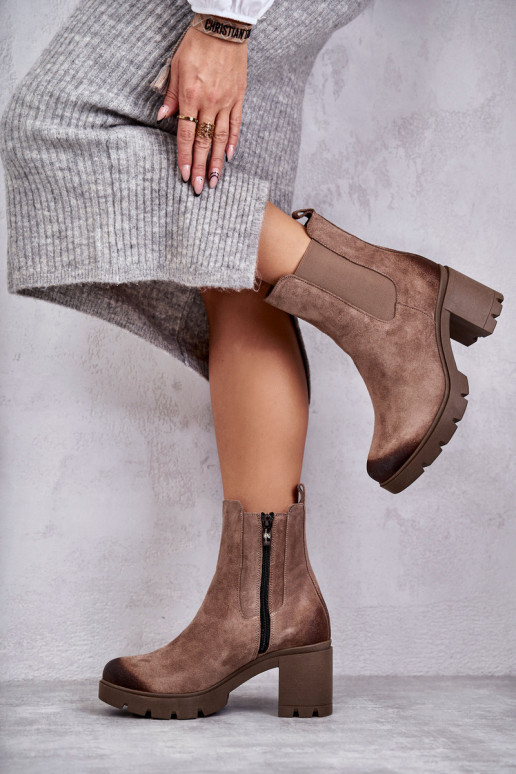 van suède Dames Laarzen met platform beige Lemar Het heeftrtine van suède Dames Laarzen met platform beige Lemar Het heeftrtine