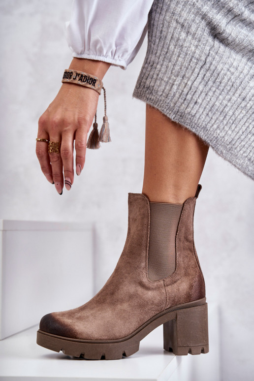 van suède Dames Laarzen met platform beige Lemar Het heeftrtine van suède Dames Laarzen met platform beige Lemar Het heeftrtine