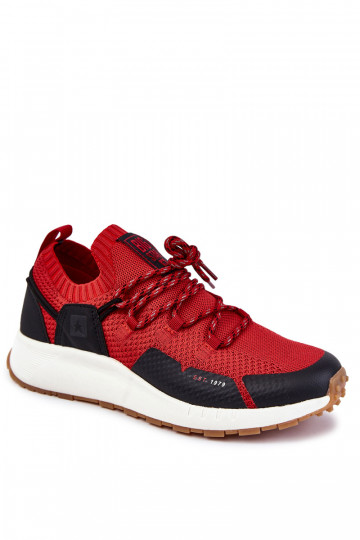 Rode herensport schoenen Big Star KK174013