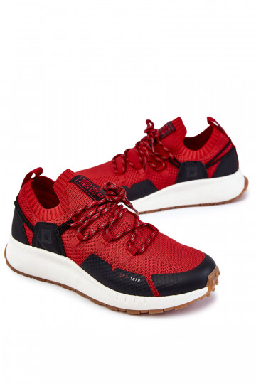 Rode herensport schoenen Big Star KK174013 2