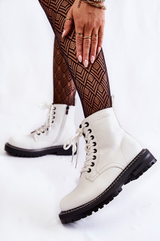 Dames Laarzen met platform Big Star KK274539 Initte kleur Dames Laarzen met platform Big Star KK274539 Initte kleur