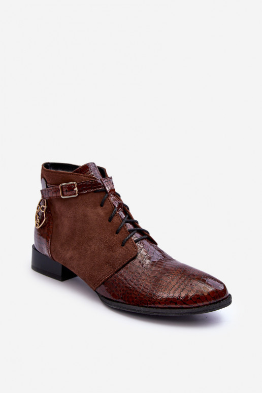 Dameslaarzen Schoenen Het heeftciejka 5743A-02 bruine kleur Dameslaarzen Schoenen Het heeftciejka 5743A-02 bruine kleur