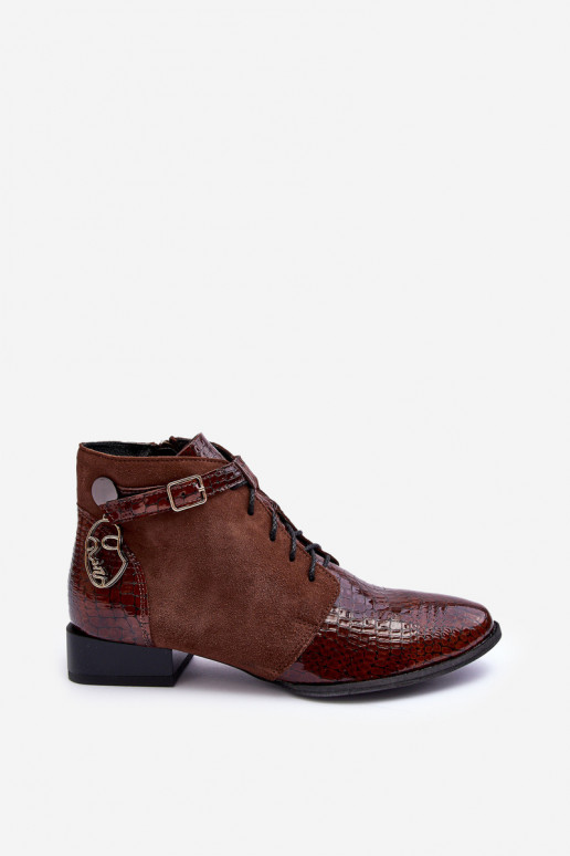Dameslaarzen Schoenen Het heeftciejka 5743A-02 bruine kleur Dameslaarzen Schoenen Het heeftciejka 5743A-02 bruine kleur