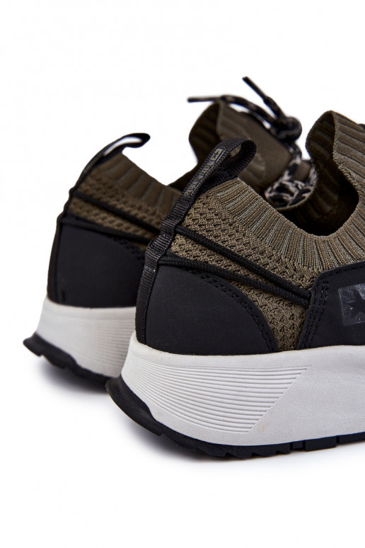 Het heeftnnen sportschoenen Big Star KK174014 kaki kleuren Het heeftnnen sportschoenen Big Star KK174014 kaki kleuren