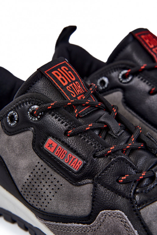 Het heeftnnen Het klassieke model sportschoenen Memory Foam Big Star KK174271 grijs Het heeftnnen Het klassieke model sportschoenen Memory Foam Big Star KK174271 grijs