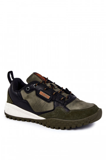 Heren klassieke sportschoenen met memory foam Big Star KK174272 groen