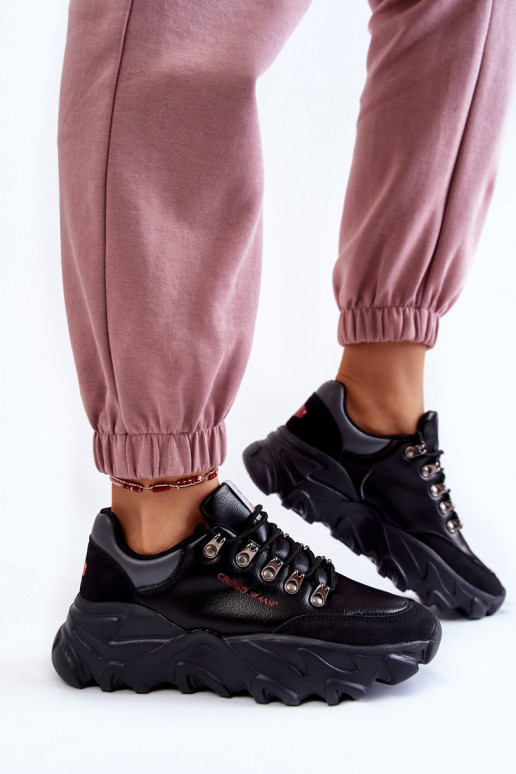 Dames Sneakers model schoenen met platform Cross Jeans KK2R4073C zInart Dames Sneakers model schoenen met platform Cross Jeans KK2R4073C zInart