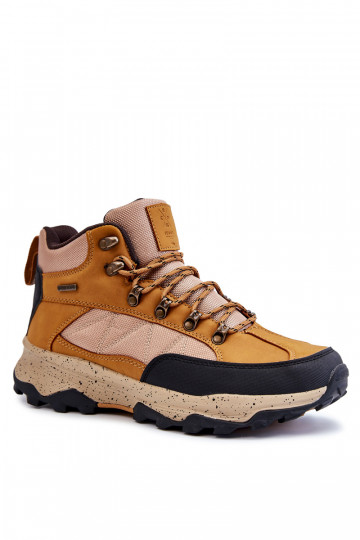 Heren gevoerde wandelschoenen Cross Jeans KK1R4020C bruin