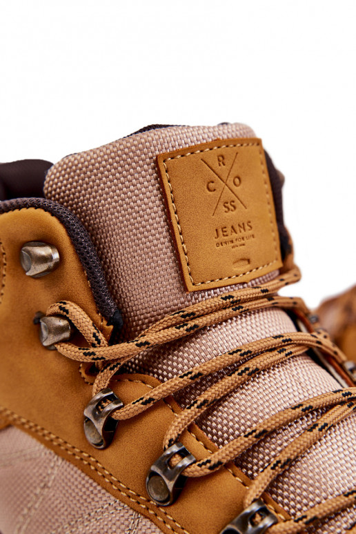 Het heeftnnen Inandelschoenen opInarmen Cross Jeans KK1R4020C bruine kleur Het heeftnnen Inandelschoenen opInarmen Cross Jeans KK1R4020C bruine kleur