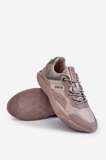 Het heeftnnen Eenvoudig Sneakers model schoenen Memory Foam System Big Star LL174151 beige 2