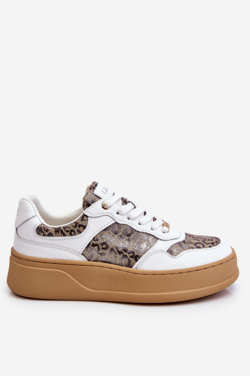 Dames Comfortabele sneakers GOE LL2N4052 INit-beige Dames Comfortabele sneakers GOE LL2N4052 INit-beige
