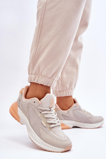 Comfortabele sneakers Memory Foam System Big Star LL274336 beige