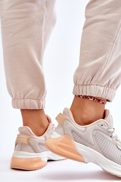 Comfortabele sneakers Memory Foam System Big Star LL274336 beige Comfortabele sneakers Memory Foam System Big Star LL274336 beige