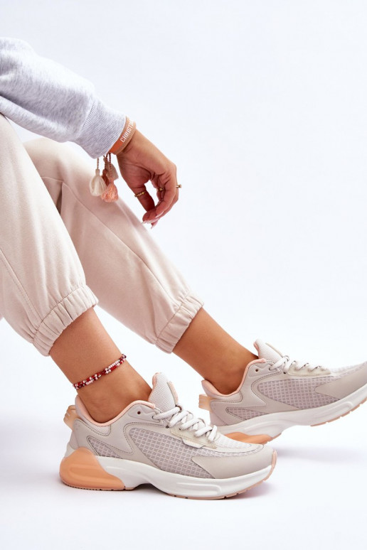 Comfortabele sneakers Memory Foam System Big Star LL274336 beige Comfortabele sneakers Memory Foam System Big Star LL274336 beige