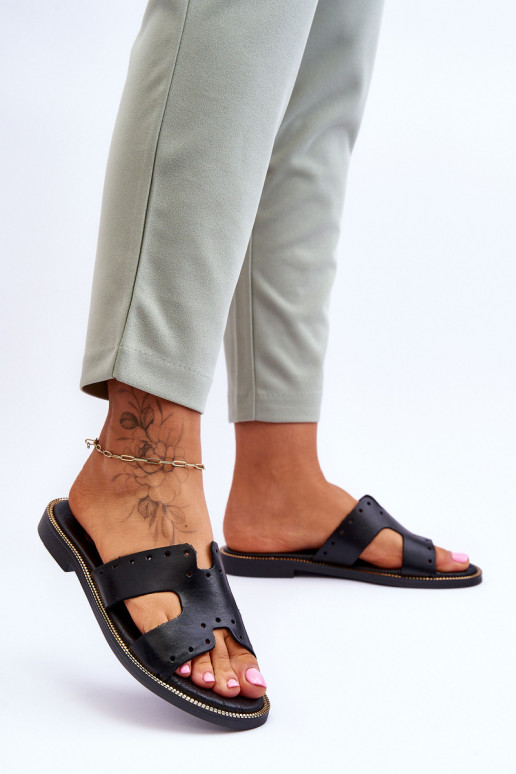 Zazoo 40326 Dames Slippers Met decoratieve uitsparingen zInart Zazoo 40326 Dames Slippers Met decoratieve uitsparingen zInart