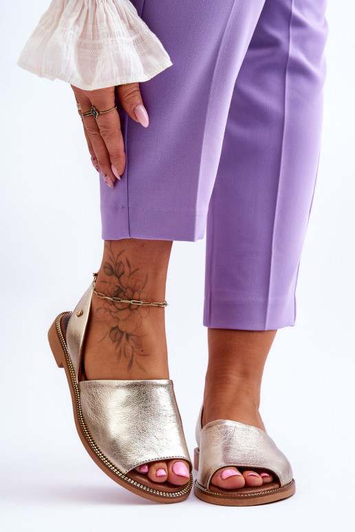 Zazoo 40327 Leer Koppig gouden kleur Zazoo 40327 Leer Koppig gouden kleur