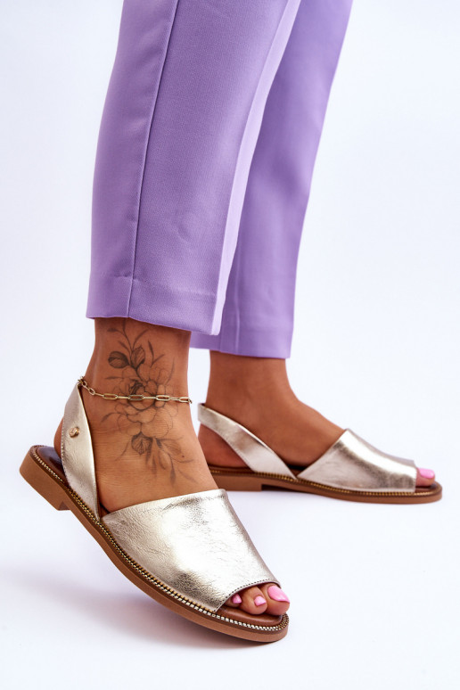 Zazoo 40327 Leer Koppig gouden kleur Zazoo 40327 Leer Koppig gouden kleur