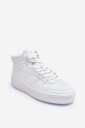 Heren sportieve schoenen met Memory Foam Big Star KK174134 101 wit