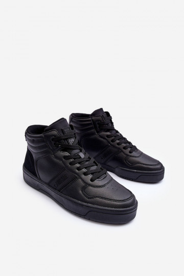 Heren sportieve schoenen met Memory Foam Big Star KK174135 906 zwart