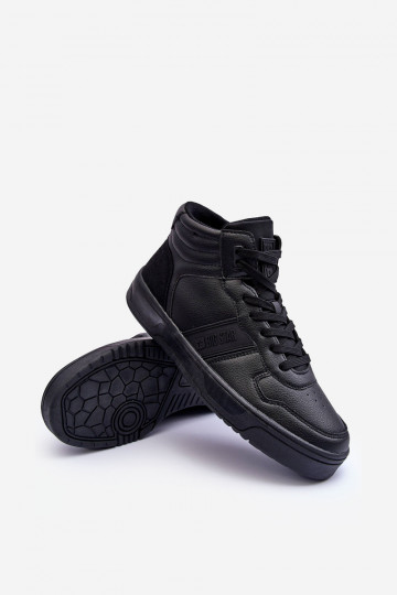 Heren sportieve schoenen met Memory Foam Big Star KK174135 906 zwart 2