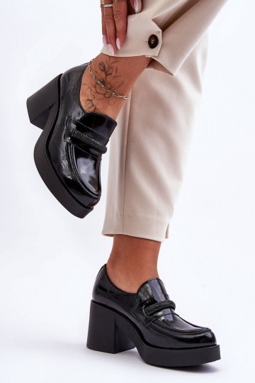 Leer schoenen met hakken met ornamenten zInart Lemar Gelanor 2