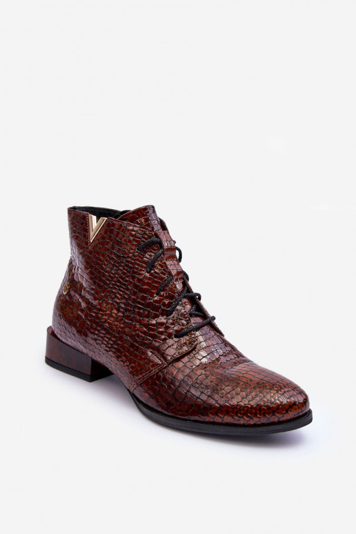 Dameslaarzen Het heeftciejka 5743C-02 bruine kleur Dameslaarzen Het heeftciejka 5743C-02 bruine kleur