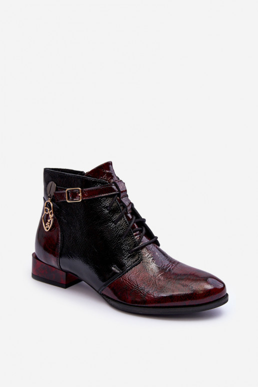 Dameslaarzen Schoenen Het heeftciejka 5743A-23 bordeaux Dameslaarzen Schoenen Het heeftciejka 5743A-23 bordeaux